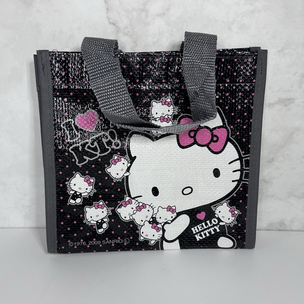 Hello Kitty Vintage Reusable Mini Bag I Love KT Cute 2009 Y2K‎